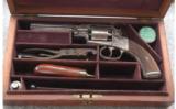 Adams Double Action Purcustion Revolver In case with Accessories. - 1 of 9