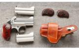 Bond Arms Defender 3 Barrel Set. .45LC/410 Bore, .357 Mag/.38 Special and .22 LR, With Holster in the Case - 1 of 3