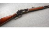 Winchester 1873 Rifle in .44 WCF, 24 Inch Round, Made in 1891, Very Strong Condition. - 1 of 8