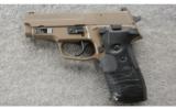 Sig-Sauer M11-A1 Desert Tan 9 MM With Crimson Trace Grips, In The Case. - 2 of 2