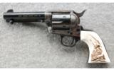 Colt Single Action Army in .45 Long Colt, Excellent Condition with Stag Grips. - 2 of 2