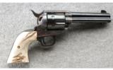 Colt Single Action Army in .45 Long Colt, Excellent Condition with Stag Grips. - 1 of 2