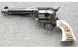 Colt Single Action Army .44 Special Excellent Condition With Engraving And Stag Grips Made in 1979 - 2 of 2