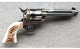 Colt Single Action Army .44 Special Excellent Condition With Engraving And Stag Grips Made in 1979 - 1 of 2