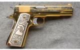 Colt 1911 Enhanced 2nd Amendment Commemorative. As New In Display Case. - 2 of 3