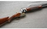 Browning Citori Grade VII 12 Gauge, Gray/Gold As New In Case. - 1 of 8