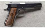 Colt 1911 Super .38 Made in 1950 With Coltwood Grips, Very Strong Condition - 1 of 4