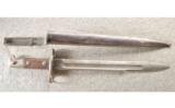 1895 Krag rifle Bayonet and Scabbard - 2 of 4