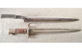 1895 Krag rifle Bayonet and Scabbard - 1 of 4