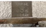 Union Fork & Hoe (UFH) Bayonet & Scabbard. - 3 of 4