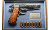 Colt ~ 1911 WWII Commemorative, European-African-Middle Eastern Theater ~ .45 ACP - 1 of 4
