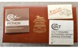 Colt ~ Python Factory Engraved ~ .357 Mag ~ NIB - 8 of 9