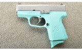 Kahr Arms ~ PM9 ~ 9MM ~ Robin egg, Tiffany, Bel Air Blue. - 3 of 3