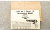 Colt ~ MK IV Series 70 Government Model ~ .45 ACP ~ Giles Full Conversion - 5 of 8