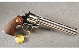 Colt ~ Python ~ Polished Nickel ~ .357 Magnum ~ Manufactured 1981 - 1 of 8