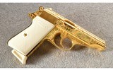 Walther ~ PP ~ 7.65 ~ Gold ~ Engraved ~ Unfired - 1 of 5