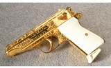 Walther ~ PP ~ 7.65 ~ Gold ~ Engraved ~ Unfired - 2 of 5