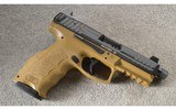 HK ~ VP9 ~ Tactical ~ FDE ~ .9 MM ~ Push Button Mag Release - 1 of 5