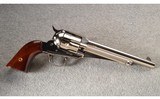 Uberti ~ 1875 Outlaw ~ Nickel ~ .45 Long Colt - 1 of 7