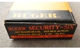 Ruger ~ Security Six ~ .357 Magnum - 6 of 7