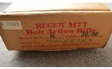 Ruger ~ M77 ~ 30-06 Springfield ~ 1975 Production - 13 of 14