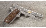 Colt ~ 1911 ~ Government ~ Series 70 ~ Engraved Master White Tail Edition ~ 38 Super - 1 of 5