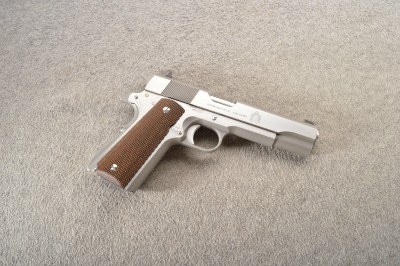 Springfield ~ 1911 ~ Stainless ~ Mil-Spec ~ 45 Auto.