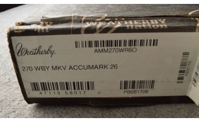 Weatherby ~ Mark V ~ Accumark ~ 270 Weatherby Magnum - Image 12 of 12