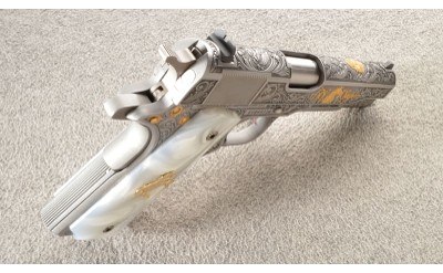 Colt ~ 1911 ~ Government Model ~ Dia De Los Muertos ~ Engraved By Altamont ~ .38 Super - Image 4 of 6