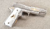 Colt ~ 1911 ~ Government Model ~ Dia De Los Muertos ~ Engraved By Altamont ~ .38 Super - Image 1 of 6