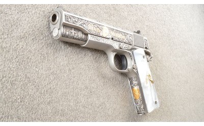 Colt ~ 1911 ~ Government Model ~ Dia De Los Muertos ~ Engraved By Altamont ~ .38 Super - Image 5 of 6