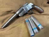 Original Antique `German WWI Model 1894 Hebel Flare Pistol by Christoph Funk with 3 flares - 1 of 15