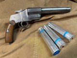 Original Antique `German WWI Model 1894 Hebel Flare Pistol by Christoph Funk with 3 flares - 4 of 15