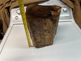Antique Brazilian Rosewood stump licensed dug stump Rosewood knife slabs Rosewood pistol grips - Image 6 of 9