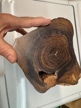 Antique Brazilian Rosewood stump licensed dug stump Rosewood knife slabs Rosewood pistol grips - Image 3 of 9