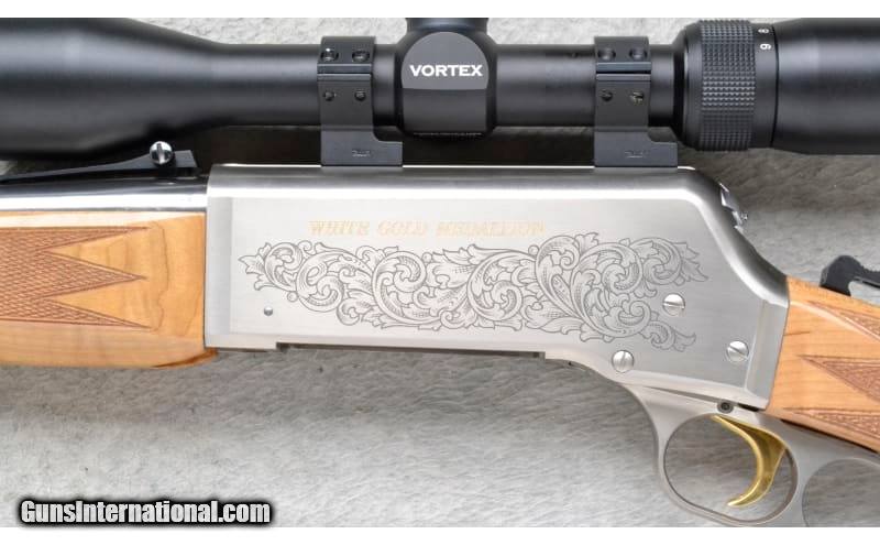Browning ~ BLR Lt. Wt. White Gold Medallion.