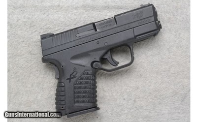 Springfield ~ XDS-9 ~ 9mm Luger
