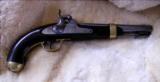 H. Aston US Model 1842 Martial Single Shot Pistol c.1850 - 1 of 8