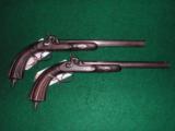 AUGUST FRANCOTTE PERCUSSION DUELING PISTOLS MADE FOR JOSE LOPEZ, DICTATOR OF COLOMBIA CIRCA 1850! - 1 of 1