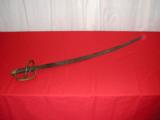 WILLIAM GLAZE MODEL 1840 PALMETTO ARMORY CAVALRY SWORD - 1 of 1