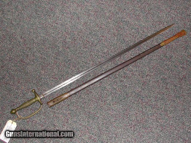 U.S. MODEL 1840 NCO SWORD WITH SCABBARD - 1 of 1
