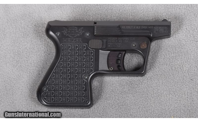 Heizer Defense PS1BLK PS1 Pistol For Sale 45 Long Colt/410 Bore