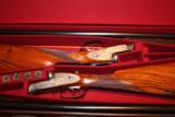 William Powell Pair of12 Gauge Sidelock Ejector Game Guns with New Makers Stocks and Barrels - 1 of 15