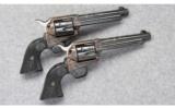 Colt 3rd Gen SAA Factory Engraved Pair in 357 Mag - 1 of 8