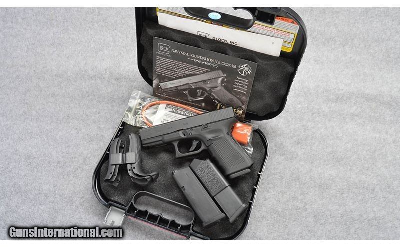 Glock Model 19 Navy Seal Foundation 9mm Luger