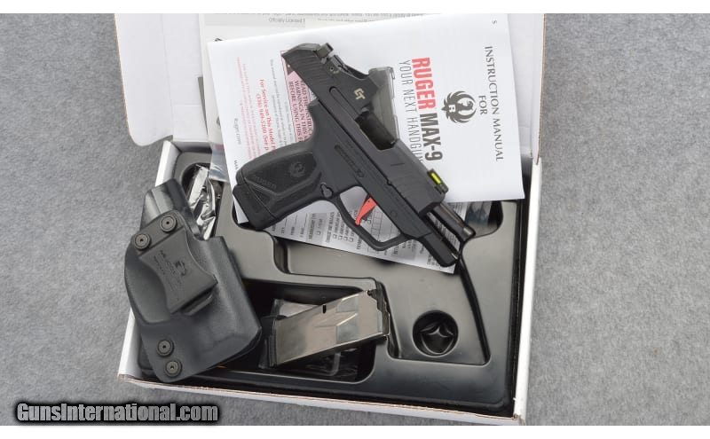 Ruger ~ MAX-9 Crimson Trace ~ 9 mm Luger