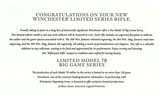 Winchester ~ Model 70 Western Big Game Series, Whitetail Deer ~ 308 Win. - 12 of 12