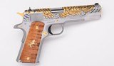 Colt ~ 1911 "Luchando Tigre" ~ 38 Super - 1 of 5