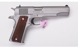 Colt ~ 1911 Government Stainless ~ 45 ACP - 2 of 5