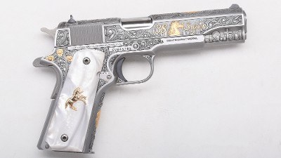 Colt ~ 1911 Government "Dia De Los Muertos" ~ .38 Super